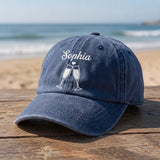 Custom Embroidered Hat Bride Bachelorette Party Favors Personalized Bridesmaid Gift Baseball Cap Custom Name Beach Trip Hats