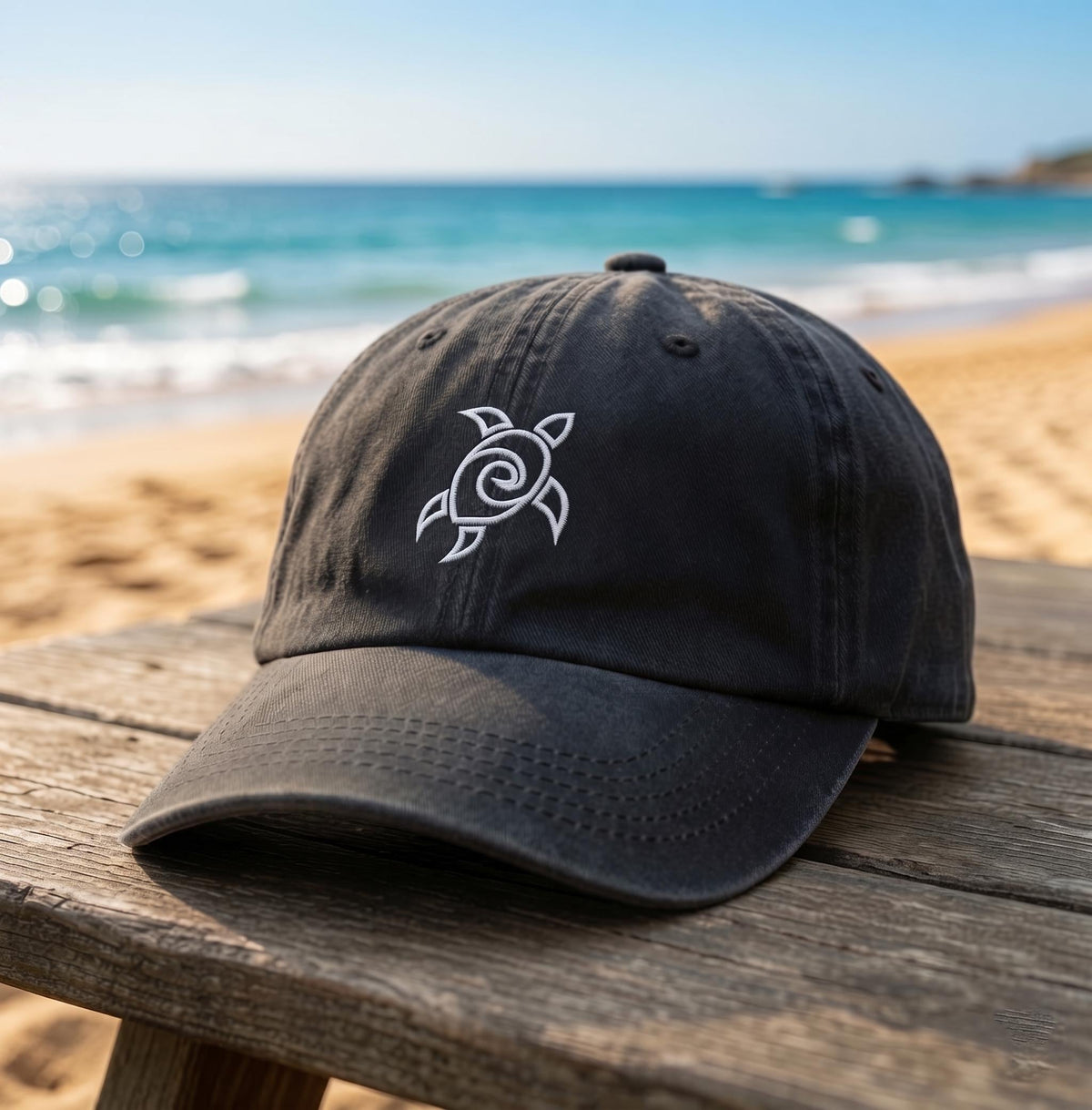Sea Turtle Hat Embroidered Ocean Baseball Cap Custom Sea Turtle Gift Personalized Beach Trip Hats Cute Animal Lover Dad Cap