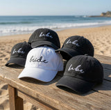Custom Bride Babe Hat Personalized Bridesmaid Proposal Gift Bachelorette Party Baseball Cap Beach Destination Wedding Favors