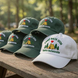 Custom Camp Bach Bachelorette Embroidered Hat, Camping Bachelorette Party Cap, Bachelorette Gift, Bride Tribe Hat, Wedding Party Cap