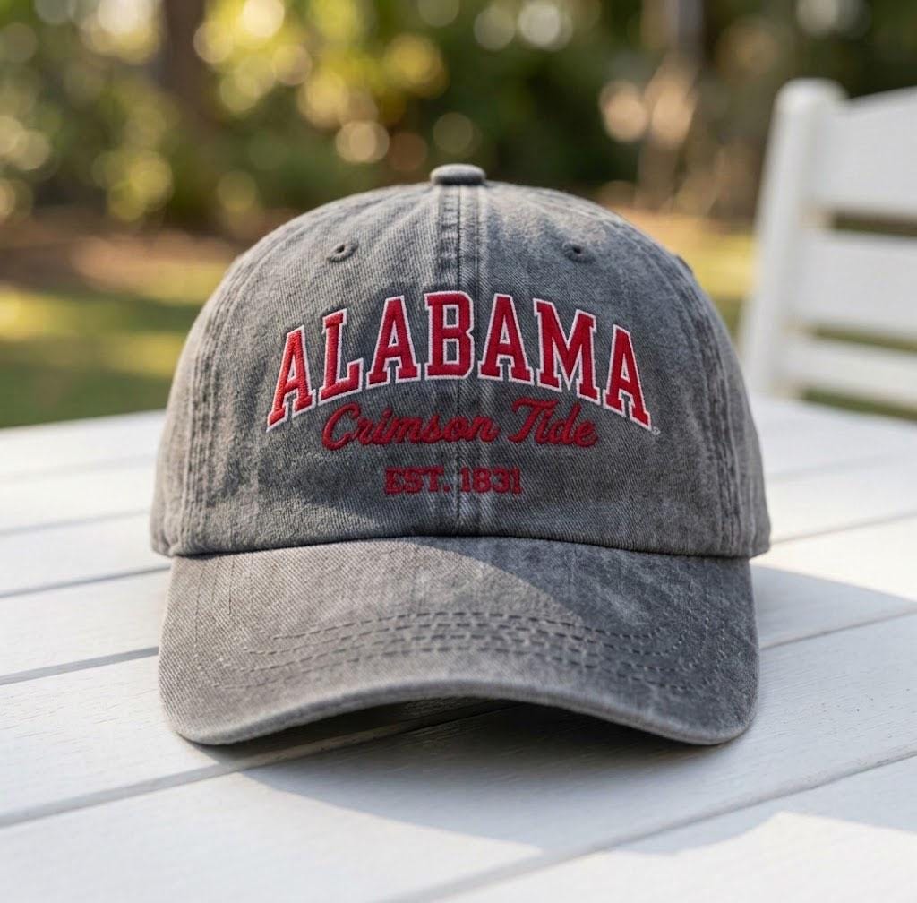 Custom College Hat, Embroidered University Cap, Personalized Sports Team Hat, Vintage Collegiate Dad Hat, Game Day Apparel, Custom Mascot