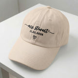 Personalized Future Mrs Embroidered Hat, Custom Mrs Baseball Cap, Bride to Be Hat, Engagement Gift for Bride, Future Wife Hat