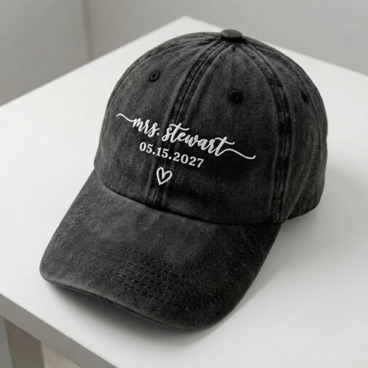 Personalized Future Mrs Embroidered Hat, Custom Mrs Baseball Cap, Bride to Be Hat, Engagement Gift for Bride, Future Wife Hat