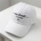 Personalized Future Mrs Embroidered Hat, Custom Mrs Baseball Cap, Bride to Be Hat, Engagement Gift for Bride, Future Wife Hat