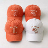 Wild Wild Wife Embroidered Hat, Western Bachelorette Cap, Custom Cowgirl Bach Hat, Nashville Rodeo Party Hat, Team Bride Baseball Cap