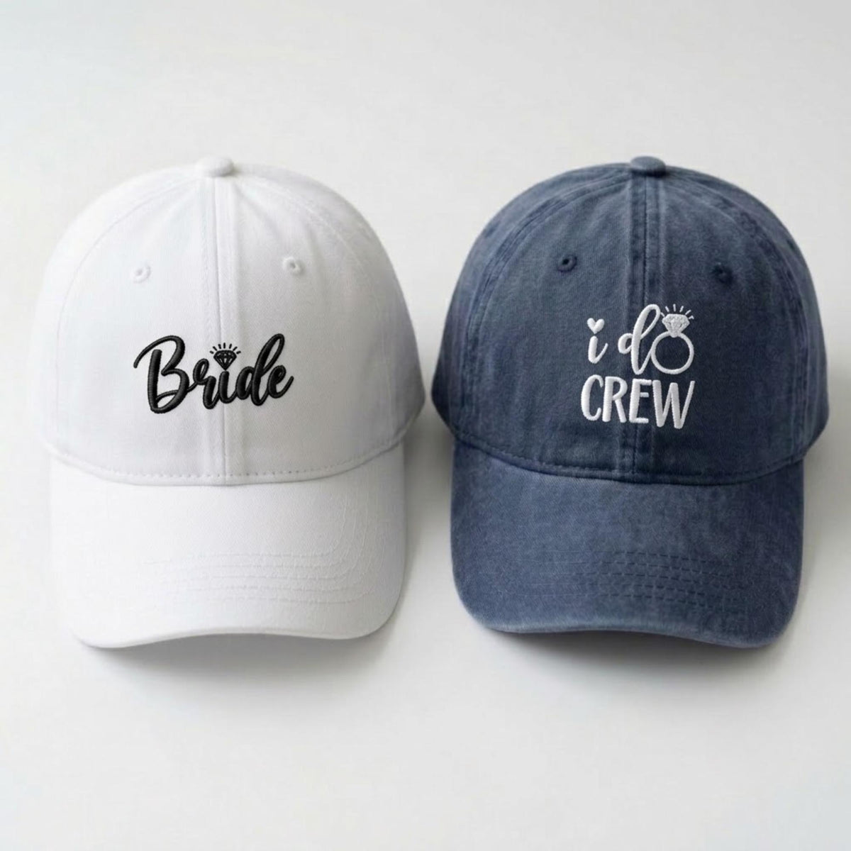 Personalized Bridal Party Embroidered Hat, Custom Bridesmaid Baseball Cap, Bachelorette Gift