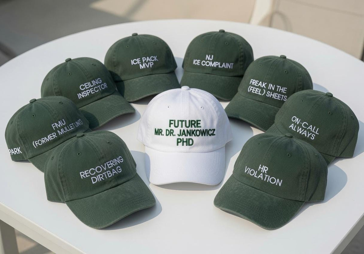 Custom Funny Bachelor Party Embroidered Hat - Groom Squad Baseball Cap