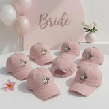 Personalized Goose Bride Embroidered Hat, Custom Name Bridal Baseball Cap, Bachelorette Gift