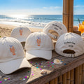 Embroidered Lobster Martini Bach Club Hat, Bachelorette Bridal Baseball Cap