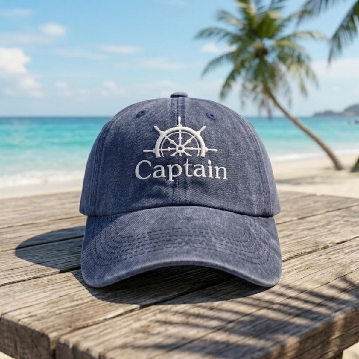 Matching Captain and First Mate Embroidered Hats, Nautical Couple Baseball Caps, Boating Gift