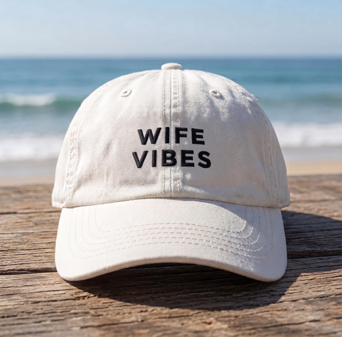 Custom Bachelorette Hats | Wife Vibes Drunk Vibes Beach Cap | Personalized Bride Squad Dad Hat | Custom Embroidered Baseball Cap