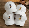 Halloween Dog Breeds Embroidered Hat, Witch Costume Puppy Baseball Cap, Dog Lover Gift