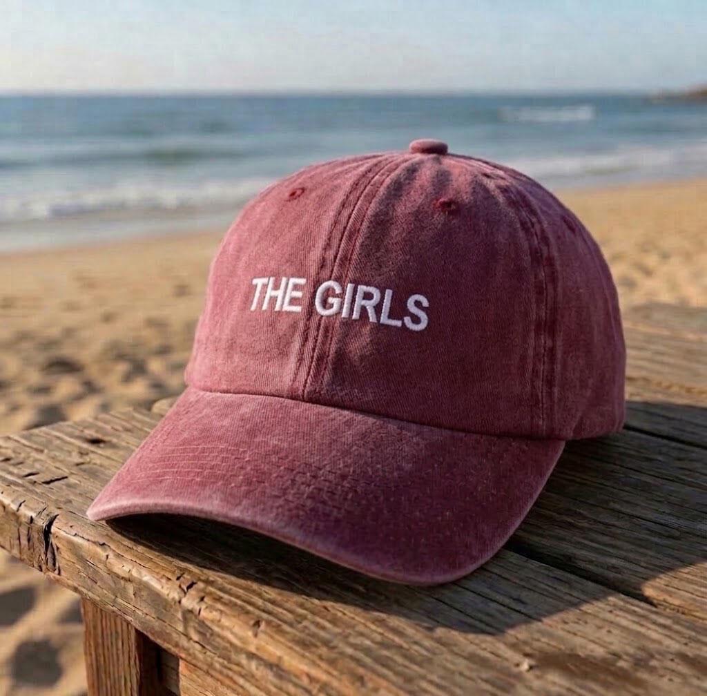 The Bride The Girls Hats Minimalist Bachelorette Party Caps Custom Bridesmaid Baseball Hat Matching Beach Group Favors Bride To Be Gift