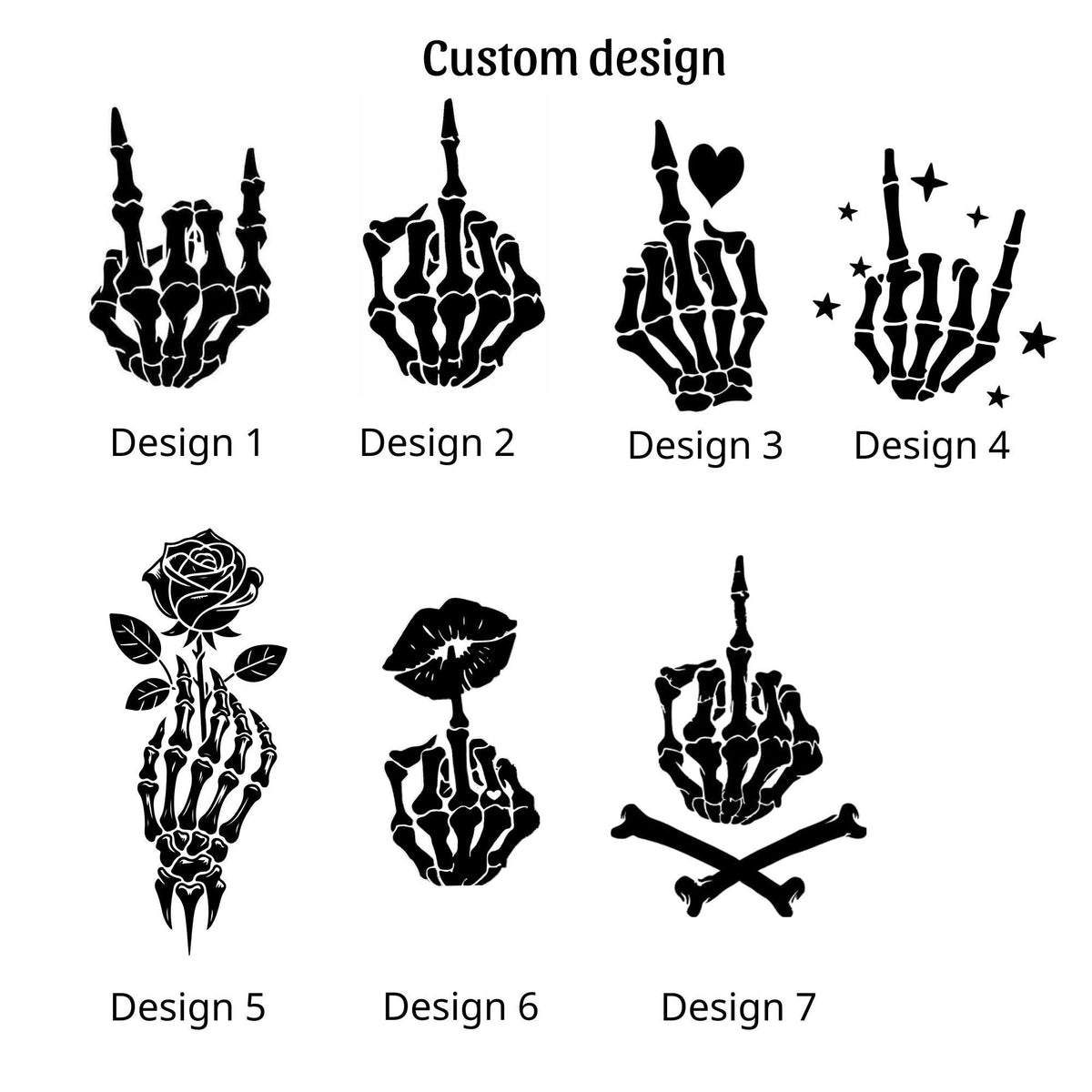 Skeleton Hands Embroidered Hat, Gothic Skull Baseball Cap, Halloween Gift
