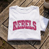 Custom School Mascot Shirt, Personalized Varsity Letter Team Name Spirit Tee