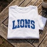 Custom School Mascot Shirt, Personalized Varsity Letter Team Name Spirit Tee