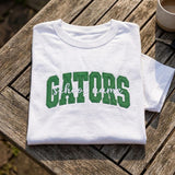 Custom School Mascot Shirt, Personalized Varsity Letter Team Name Spirit Tee