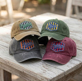Custom Team Mascot Hat, Personalized Sports Patch Cap, Vintage Washed Dad Hat, Custom School Spirit Gift, Game Day Accessory, Team Name Cap