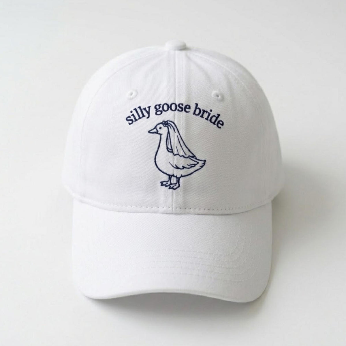 Goose Embroidered Bachelorette Hat, Custom Bridal Party Baseball Cap, Matching Girls Trip Gift