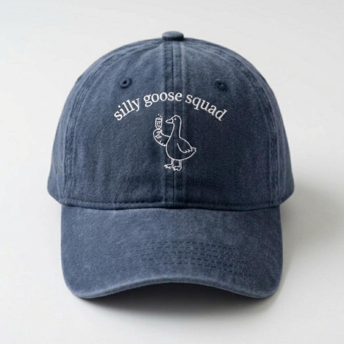 Goose Embroidered Bachelorette Hat, Custom Bridal Party Baseball Cap, Matching Girls Trip Gift