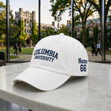Personalized College Embroidered Hat, Custom University Baseball Cap, Graduation Gift