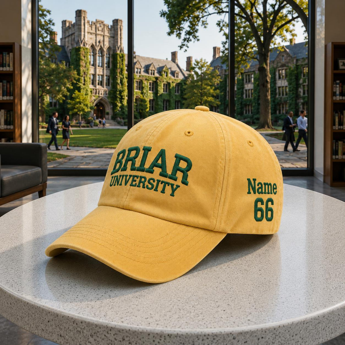 Personalized College Embroidered Hat, Custom University Baseball Cap, Graduation Gift