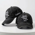 Custom Girls Trip 2026 Embroidered Washed Cotton Baseball Cap