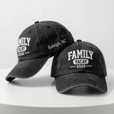 Custom Family Vacation Embroidered Hat, Personalized 2026 Cotton Baseball Cap, Group Trip Gift