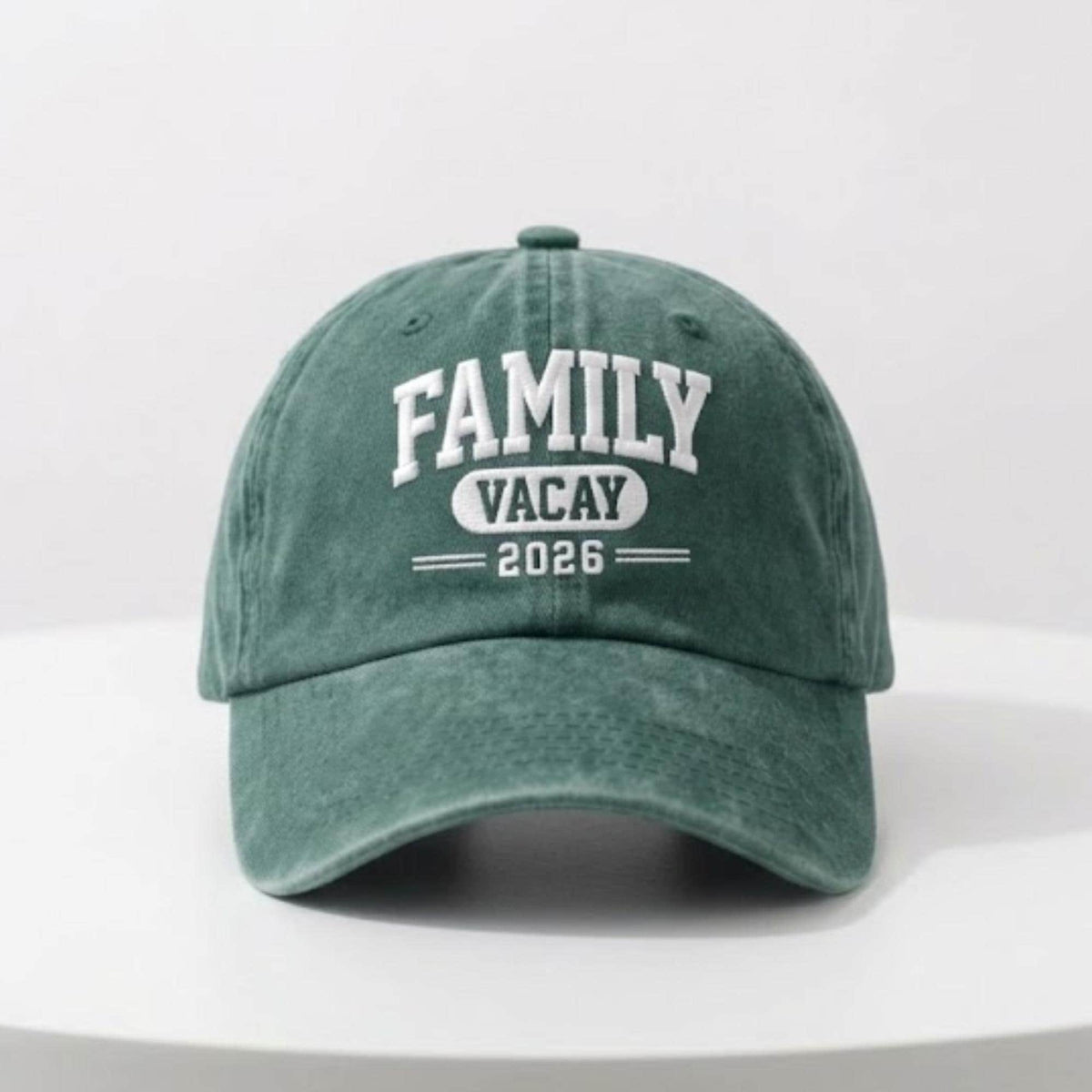 Custom Family Vacation Embroidered Hat, Personalized 2026 Cotton Baseball Cap, Group Trip Gift