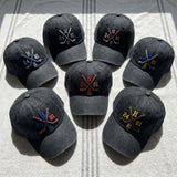 Personalized Hockey Embroidered Hat, Custom Player Name and Number Baseball Cap, Hockey Fan Gift