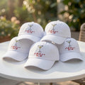 Custom Bride Martini Hat, Espresso Martini Bachelorette Caps, Embroidered Cocktail Bridal Cap, Engagement Gift, Martini Social Club