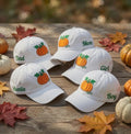Custom Pumpkin Patch Embroidered Hat - Matching Family Fall Vacation Cap
