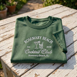 Custom Cocktail Club Shirt, Personalized Rosemary Beach Girls Trip Matching Tee