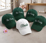 Personalized Bride Embroidered Hat, Custom Bridal Shower Baseball Cap, Bachelorette Gift, vacation hat
