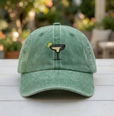 Custom Bachelorette Hats, Personalized Margarita Dad Cap, Front Back Embroidered Hat, Custom Vacation Group Caps, Girls Trip Cocktail Gifts