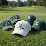 Custom Monogram Golf Embroidered Hat - Personalized Initial Cap for Golfers