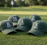 Custom Name Golf Embroidered Hat - Personalized Monogram Golfer Cap