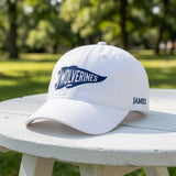 Custom Mascot Name Sports Embroidered Hat - School Spirit Team Cap