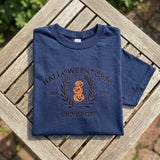 Halloweentown University Sweatshirt, Embroidered Pumpkin Halloween College Crewneck