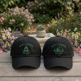 Custom Camping Embroidered Hat, Personalized Outdoor Adventure Baseball Cap, Nature Lover Gift