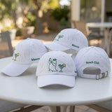 Custom Bird & Cocktail Hat, Embroidered Beach Club Cap, Personalized Side Name Hat, Funny Summer Vacation Gift, Bachelorette Trip Hat