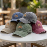 Custom Croissant Hat, Embroidered Pastry Cap, Personalized Side Name Hat, Cute French Bakery Gift, Foodie Dad Hat, Aesthetic Bakery Cap