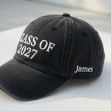 Custom Class of 2027 Embroidered Hat - Retro College & Senior Student Cap