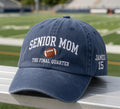 Custom Football Senior Mom Embroidered Hat - The Final Quarter Cap