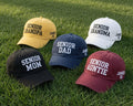 Custom Senior Family Embroidered Hat - High School Game Day Mom & Dad Cap
