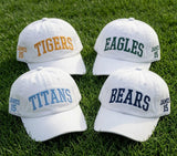 Custom College Football Embroidered Hat - Vintage Tailgate Baseball Cap
