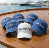 Custom Boat Trip Embroidered Hat - Matching Summer Vacation Lake & Yacht Cap