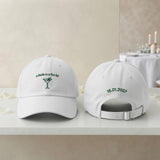 Personalized Bride Martini Embroidered Hat, Custom Bachelorette Cocktail Baseball Cap