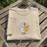 Silly Goose Book Club Shirt, Funny Goose Reading Cute Bookworm Bookish Tee