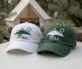 Custom Honeymoon Mountain Embroidered Hat, Mr and Mrs Honeymoon Camping Cap, Newlywed Honeymoon Hat, Honeymoon Mountain Camping Hat